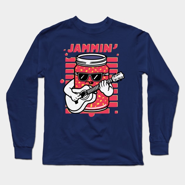 Strawberry Jammin Long Sleeve T-Shirt by Moulezitouna